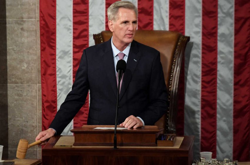  Kevin McCarthy elected House speaker in 15th floor vote