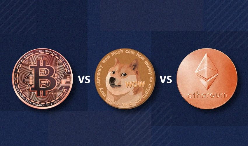  Bitcoin, Ethereum And Dogecoin Drop On Hot Inflation Data